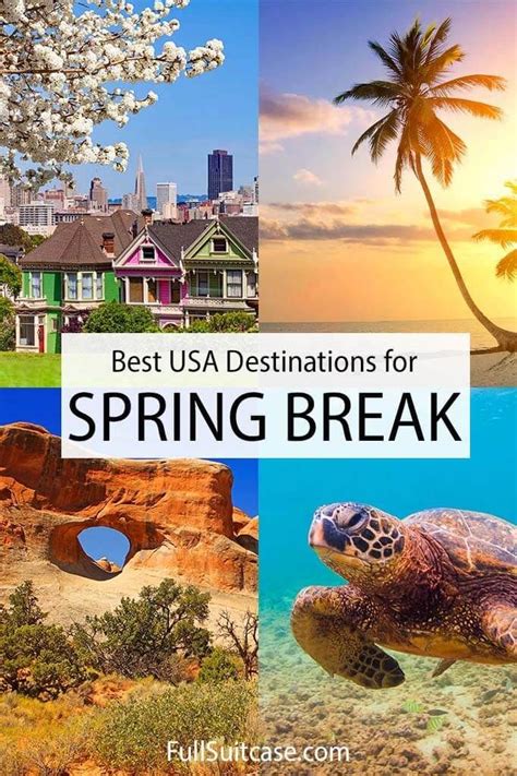 best spring break destinations in the united states|top 5 spring break locations.